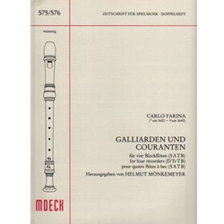 Farina Galliarden und Couranten (ca. 1600) (Sc)