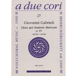 Gabrieli, G Deus qui beatum Marcum a 10 (Sc+P)