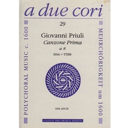 Priuli Canzone Prima a 8 (Sc+P)