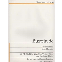 Buxtehude, Dietrich Chorale Preludes (Sc+P)