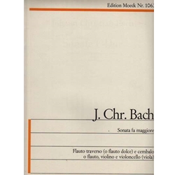 Bach, JC Sonata in F Major (Sc+P)