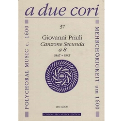 Priuli Canzone Seconda a 8 (parts only - low transposition)