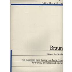 Braun, Gerhard Garten der Nacht (Sc+P)