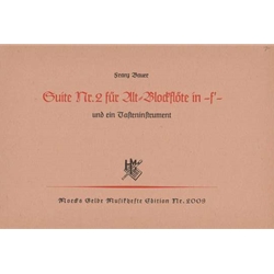 Bauer Suite No. 2 [contemporary]  (Sc+P)