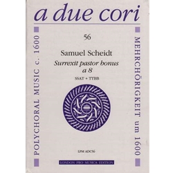 Scheidt, Samuel Surrexit pastor bonus a 8 (Sc+P)