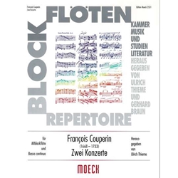Couperin, Francois 2 Concerts from "Les gouts-reunis" (1724) (Sc+P)