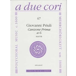 Priuli Canzona Prima a 6 (Sc+P)