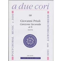Priuli Canzona Secunda a6 (Sc+P)