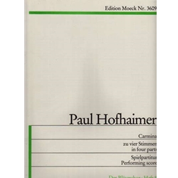Hofhaimer, Paul Carmina, Vol. 9 (Sc)