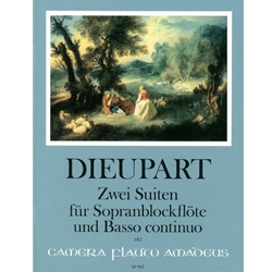 Dieupart 2 suites for soprano recorder and bc