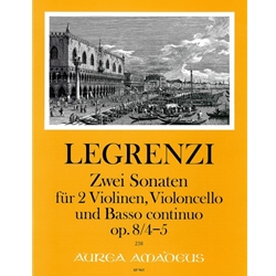 Legrenzi 2 Sonatas op. 8/4-5