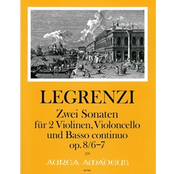 Legrenzi 2 Sonatas op. 8/6-7