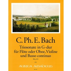 Bach, CPE Triosonata G Major (Wq 152)