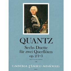 Quantz 6 duos op. 2 v. 1, nos. 1-3