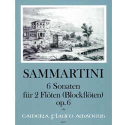 Sammartini 6 Sonatas op. 6