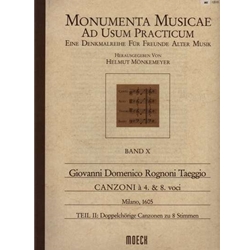 Taeggio Canzoni a 4 & 8 voci (Milano, 1605), Book 2