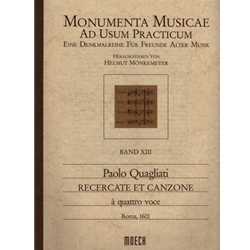 Quagliati Recercate et Canzone (Roma, 1601) (Sc)