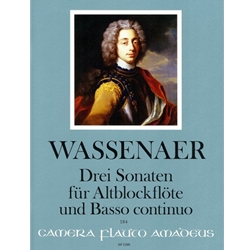 van Wassenaer, Unico: 3 Sonatas