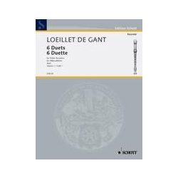 Loeillet de Gant, Jean Baptiste 6 Duette, vol. II (Sc)