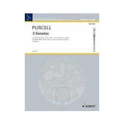 Purcell, Daniel 3 Sonatas (Sc+P)