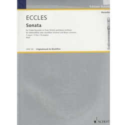 Eccles Sonata in F Major (Sc+P)