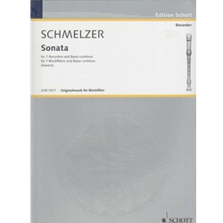 Schmelzer Sonata a 7 flauti (Sc+P)