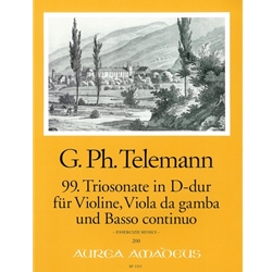Telemann, GP: Triosonata 99 in D Major (TWV 42:D9)