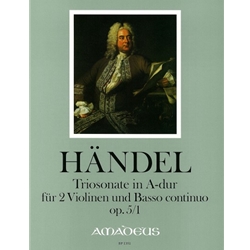 Handel, GF Trio sonata op. 5/1 A Major
