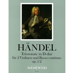 Handel, GF Triosonata op. 5/2 in D Major