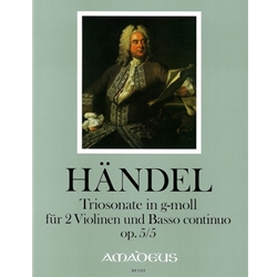 Handel, GF Triosonata op. 5/5 in g minor