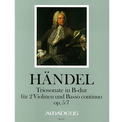 Handel, GF Triosonata op. 6/7 in B-flat Major