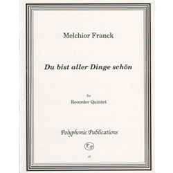 Franck Du bist aller dinge Schon (Sc+P)