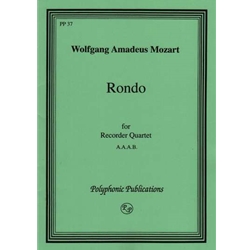 Mozart, WA Rondo - [Piano] Sonata No. 1 (Sc+P)