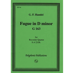 Handel, GF Fugue in d (G 163) (Sc+P)
