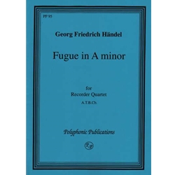 Handel, GF Fugue in a (G 194) (Sc+P)