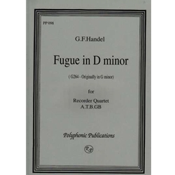 Handel, GF Fugue in d (G. 264) (Sc+P)