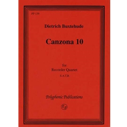Buxtehude, Dietrich Canzona 10 (Sc+P)