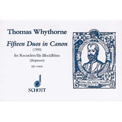 Whythorne, Thomas: 15 Duos in Canon (1590)