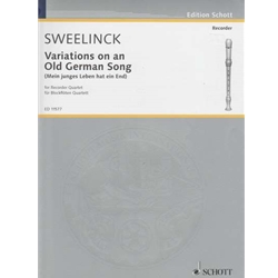 Sweelinck Variations on an Old German Song "Mein junges Leben" (Sc)