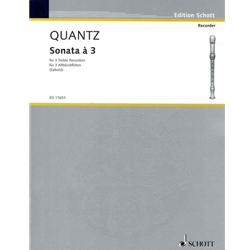 Quantz Sonata a 3 (Sc)