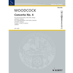 Woodcock, Robert: Concerto No. 4 in a minor (score & parts)