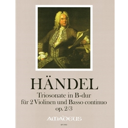 Handel, GF Trio sonata in B-flat Major op. 2/3