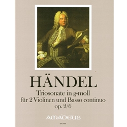 Handel, GF Trio sonata in g minor, op. 2/6