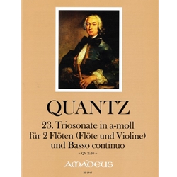 Quantz Trio sonata in a minor (QV 2:40)