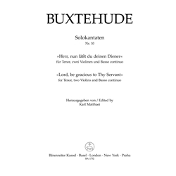 Buxtehude, Dietrich Herr, nun lasst du deinen Diener (Sc+P)