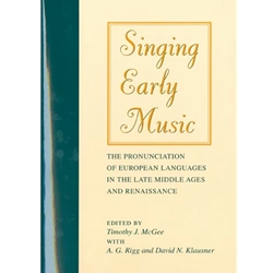 Singing Early Music