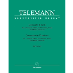 Telemann, GP Concerto in d minor, TWV 43:d2