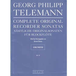 Complete Original Recorder Sonatas