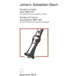 Bach, JS Sonata in d minor (after BWV 527)