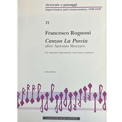 Rognoni, F, [No Selection] and others: Canzon La Porcia